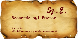 Szeberényi Eszter névjegykártya