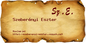 Szeberényi Eszter névjegykártya